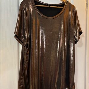 Torrid size 3 Metallic Brown Women's Top